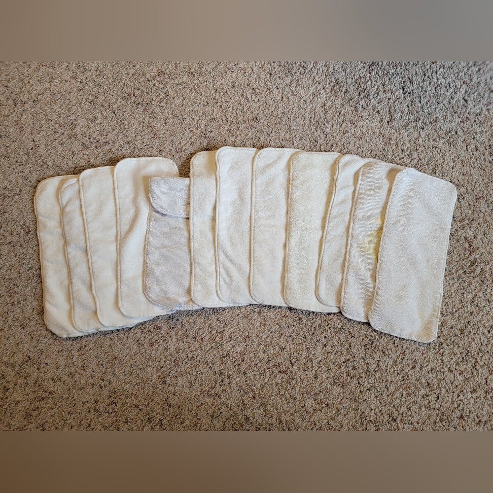 12 Cloth diaper microfiber inserts